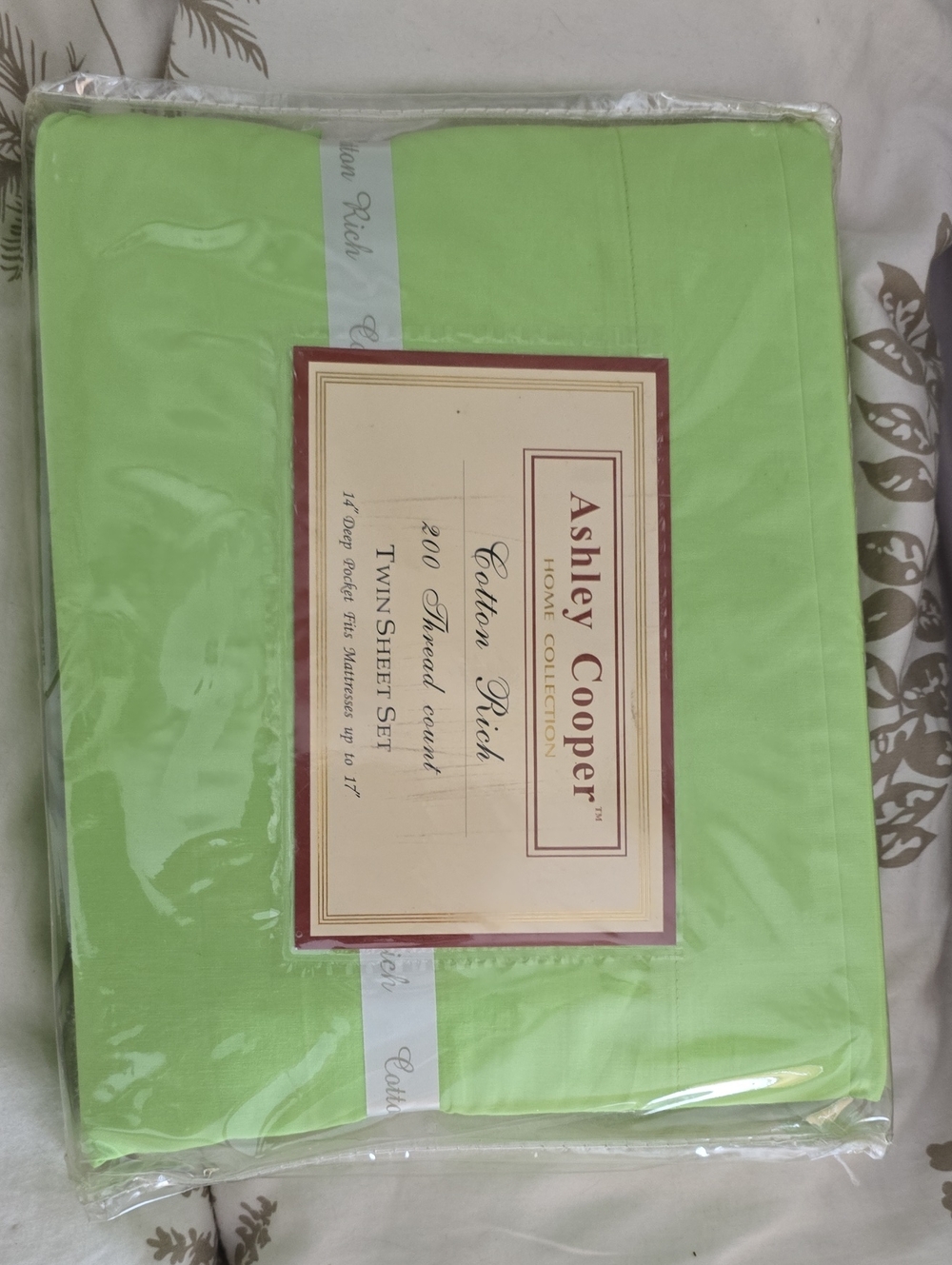 Ashley Cooper Sheet Set Twin New!